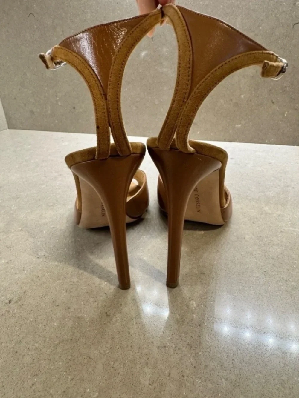 Chloé Gosselin Italian Leather Stiletto Heels 🤎